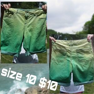 Ombre Dipped Shorts